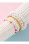 Pack of 5 - Girls Multi-Color Beaded Bracelet - 2