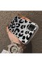 Samsung Galaxy A03/A04E/A04 Compatible Black Leopard Printed Silicone Phone Case, Shock Protection - 2