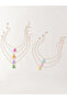 Pack of 7 - Girls Multi-Color Gummy Bear Pendant Necklaces - 3