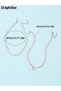 Pack of 2 - Girls Multi-Color Pearl and Crystal Butterfly Pendant Necklaces - 8
