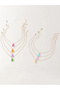 Pack of 7 - Girls Multi-Color Gummy Bear Pendant Necklaces - 8