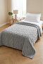 Wellsoft Soft Self-Patterned Embossed Single Blanket Bed Sofa Cover - 2