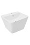 Wall Hung Basin With Soapdish, White, L 51 x W 42 x H 37.5 cm, Ceramic - 3