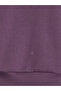 Purple Solid Half-Zip Active Hoodie with Thumbholes - 4