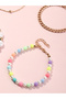 Pack of 4 - Girls Multi-Color Beaded and Chain Bracelet - 2