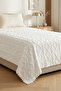 Wellsoft Soft Self-Patterned Embossed Single Blanket Bed Sofa Cover - 4