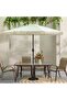 Oasis Umbrella With Tassel Without Base-Beige-2.7 M-with 6-Month , Polyester - 3