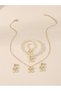 Girls White Bow and Pearl Necklace, Bracelet, Ring and Earrings Set - 2