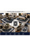 Lemis Luxury Classic Oriental Design Rugs Elegant 200X300Cm Area Rug for Living Room Hall Dining Bedroom Home Decor Luxury Warm - 2