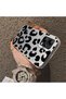 Poco X5 Compatible Black Leopard Printed Silicone Phone Case, Shock Protection - 2