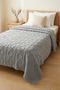 Wellsoft Soft Self-Patterned Embossed Single Blanket Bed Sofa Cover - 4