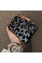 Redmi K50 Ultra Compatible Black Leopard Printed Silicone Phone Case, Shock Protection - 2