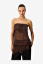 Women's Brown Lightweight Polyester Nightdress - 5