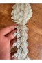 100X5 cm Pearl Beaded Lace White Ribbon Sewing Accessory - 3