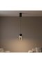 Ashley Pendant Lamp – Metal And Glass – Smoke Grey – Adjustable Length Up To 2 M, Pendants