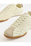 Women Beige Retro Slip-On Sneakers - 3