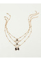 Pack of 3 - Girls Multi-Color Bow Pendant Necklaces - 4