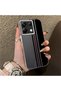 Poco X6 Compatible High-Quality Stylish Vertical Stripe Pattern Hard Case, Shock Protection