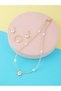 Girls Multi-Color Butterfly Charm Beaded Necklace, Ring and Earring Set - 4