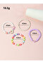 Pack of 4 - Multi-Color Pearls and Butterfly Beaded Bracelets - 4