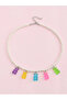 Girls Pearl and Gummy Bear Charm Necklace - 5
