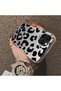 iPhone 15 Pro Compatible Black Leopard Print Silicone Phone Case, Shock Protection - 2
