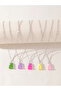Pack of 5 - Girls Multi-Color Gummy Bear Pendant Necklaces - 5