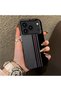 iPhone 17 Pro Compatible High-Quality Stylish Vertical Stripe Pattern Hard Case, Shock Protection
