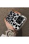 Mi 15t Compatible Black Leopard Print Silicone Phone Case, Shock Protection - 2