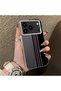 iPhone 17 Pro Compatible High-Quality Stylish Vertical Stripe Pattern Hard Case, Shock Protection