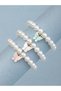 Pack of 3 - Girls Faux Pearl Bracelets with Butterfly Charm