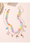 Pack of 2 - Girls Heart Beaded Pendant Necklace - 3