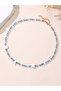 Girls Multi-Color Beaded Necklace with Butterfly Charm