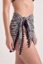 301090 Patterned Tasseled Pareo - 3