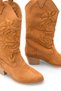 Larissa Cara Women's Embroidered Western Boots 0012845 Tan Suede - 5