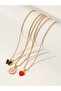 Pack of 3 - Girls Multi-Color Pendant Necklaces - 7