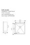 Elite Stainless Steel Kitchen Sink - Brushed Silver - 45x45x20 Cm, Single Bowl - 2