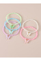 Pack of 5 - Girls Multi-Color Pastel Butterfly Beaded Bracelets - 3