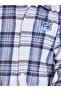 Multi-Color Checked Button-Up Shirt with Embroidery - 4
