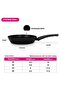 Frying Pan Angela (aluminium With Non-stick Coating) 14602, Black, Aluminium, Aluminum - 7
