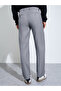 Grey Solid Regular Fit Trousers - 4