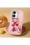 Poco C65 Compatible Shock-Absorbing Camera Protected Pink Silicone Case - 2