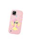 Realme C21 Compatible Shock-Absorbing Camera Protected Pink Silicone Case Fluttershy - 3