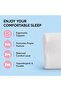 Wave Medium-firm Visco Memory Foam Contour Polyester Pillow, White, L 40 x W 60 x H 11 cm, Pillows - 4