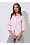 Pink Solid Long Sleeves Regular Fit Shirt