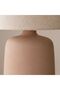 Supreme Ceramic Table Lamp Pink- 35Cm, Ceramic, Linen, L 25 x W 25 x H 35 cm - 4