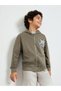 Teen Boys Green Football print Oversized Hoodie - 3