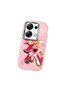 Poco M6 Pro 4g Compatible Shock-Absorbing Camera Protected Pink Silicone Case - 3