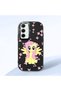 Samsung Galaxy A35 Compatible Shock-Absorbing Black Silicone Case with Camera Protection Fluttershy