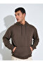 Relaxed Fit Fleece Hoodie with Kangaroo Pocket - 3